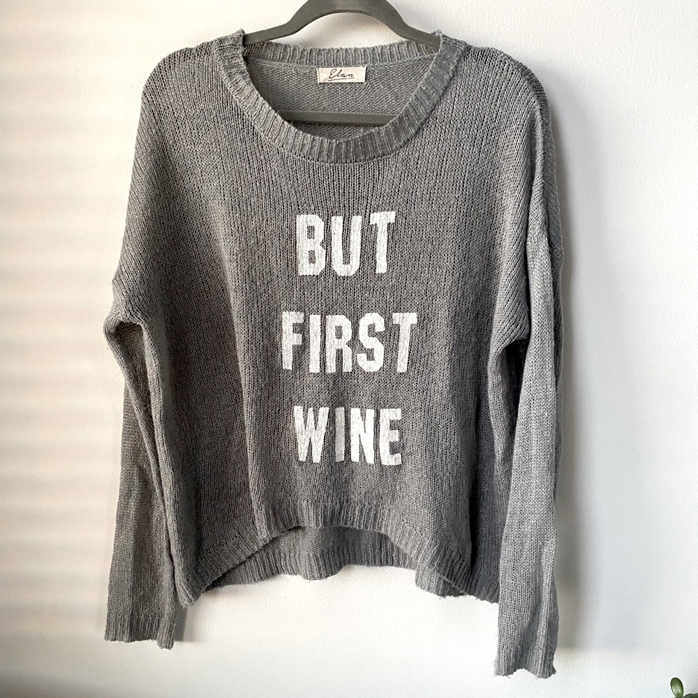 Elan Lightweight Wine Sweater